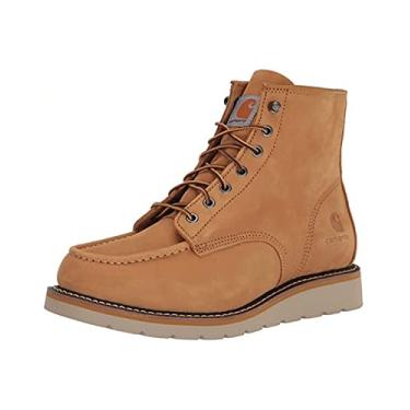 Imagem de Carhartt Calçado FW6072M bota anabela Moc Toe de 15 cm, Trigo, 11.5