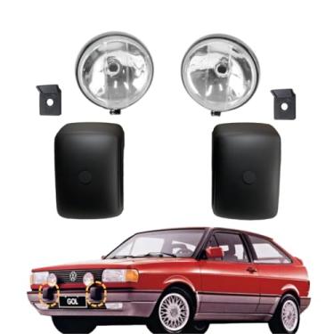 Imagem de Kit Batente Parachoque Farol Milha Suporte Farol Gol Gts Gti