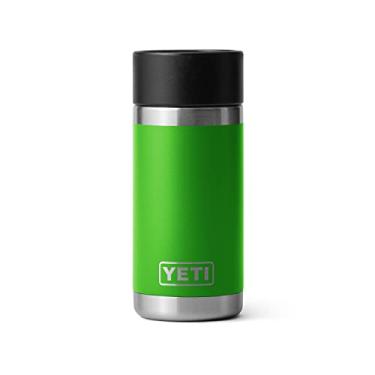 Imagem de YETI Garrafa Rambler de 350 ml, aço inoxidável, isolada a vácuo, com tampa Hot Shot, Canopy Green