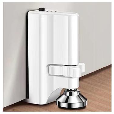 Imagem de Alarme de parada de porta, jammer portátil com trava de porta, alarme portátil, proteção pessoal, batentes de porta para segurança, jammer portátil com trava de porta para segurança em viagens, branco