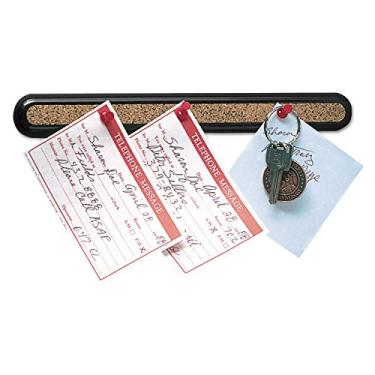 Imagem de Quartet Bulletin Bar II — Boletim de cortiça natural, 30 x 4 cm, moldura preta (2340-1)