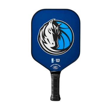 Imagem de WILSON NBA Collection Fierce Team Pickleball Paddle – Tamanho de aderência 6 – 10 cm, Dallas Mavericks