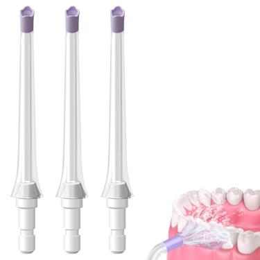 Imagem de AMILKME CABEÇA DE ESCOVA DENTES Irrigador Bucal 3 Unidades Roxa Compatível com Philips Sonicare Power Flosser: HX3711, HX3911, HX3908, HX3904, HX3805, HX3801, HX3806 Series