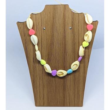 Imagem de Colar Choker Feminino Masculino Conchas Búzios estrela do Mar Fio Encerado Gargantilha Tendência Moda Verão Praia
