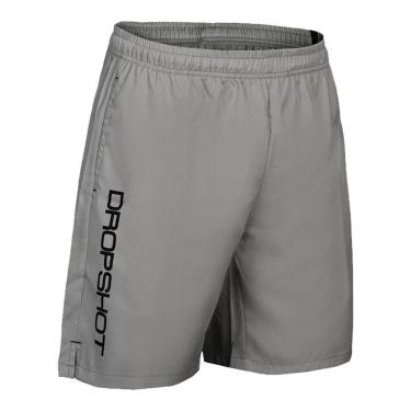 Imagem de Short Drop Shot Team 1.0 Cinza e Preto Masculino-Masculino