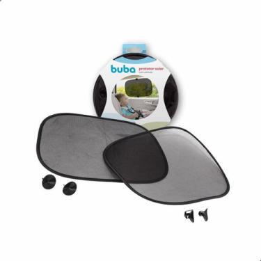 Imagem de Protetor Solar Kit 2 Blackout Carro Bebe Com Ventosa Buba