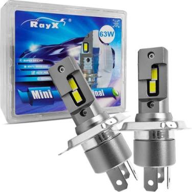 Imagem de Ultra Led Mini RayX 6000k 12000 Lumens 63W H4 Canceller Plug and Play 