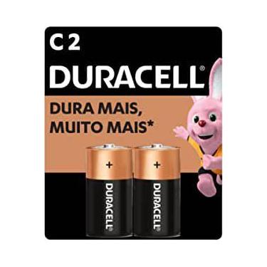 Imagem de Pilha Alcalina C Média Duracell Com 2 unidades