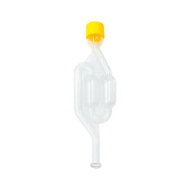 Imagem de Airlock Válvula Tipo S com Anel de Vedação Air Lock Para Fermentação C