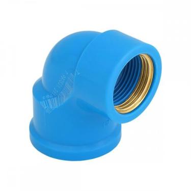 Imagem de Joelho Azul Com Bucha Latao Krona 25Mm X 1/2'' . / Kit C/ 20 Peças, Az