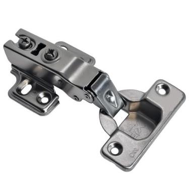 Imagem de Dobradiça 35Mm Reta Com Pistão Amortecedor E Calço Slide On - XF