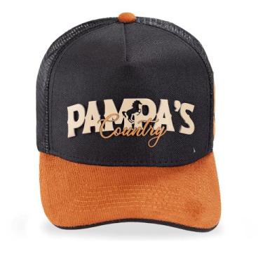 Imagem de Boné Caramelo Aba Camurça Original Pampas Country Masculino Feminino, 