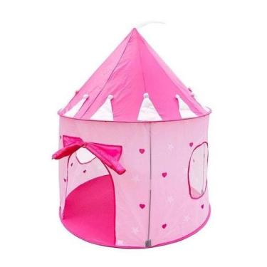 Imagem de Brinquedo Infantil Barraca Castelo das Princesas Rosa Bolsa - Dm Toys