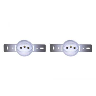 Imagem de Kit C/2 - Conjunto Para Condulete Perlex Tomada 2 Polos +...