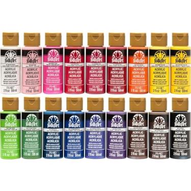 Imagem de FolkArt Conjunto de tinta acrílica (60 ml), PROMOFAI Colors I (18 cores)