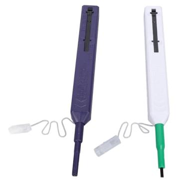 Imagem de Kit de Caneta de Limpeza de Fibra óptica, 2 Peças, Tipo Prensa Rotativa 180 °, Conector de Fibra óptica, Caneta de Limpeza para 1.25mmlc Mu 2.5mm Sc Fc Ste2000