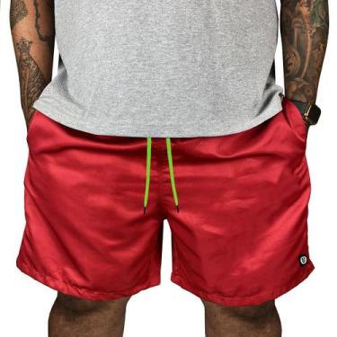 Imagem de Short Praia Masculino Extra Plus Size Elástico Com Cordao - MP Moda Ma