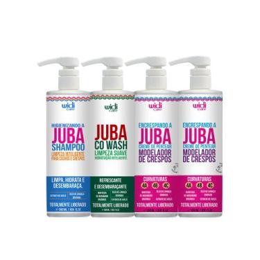 Imagem de Kit Widi Care Juba Shampoo Co Wash 2x Encrespando 500ml