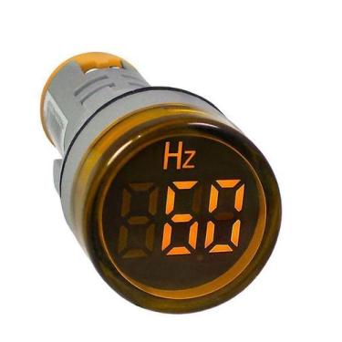 Imagem de Frequencímetro Digital 22mm Amarelo 0-99Hz 400Vca - Sibratec