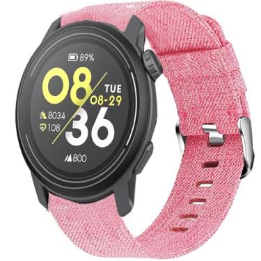 Imagem de Compatível com a pulseira COROS PACE 3, Lamshaw Quick Release 20 mm, 22 mm, tecido de nylon respirável, acessório de substituição compatível com smartwatch COROS PACE 3 / APEX 2 Pro / APEX Pro / APEX