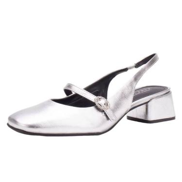 Imagem de Sapato Boneca Couro Salto Bloco Baixo Lia Line + Natália Toscano