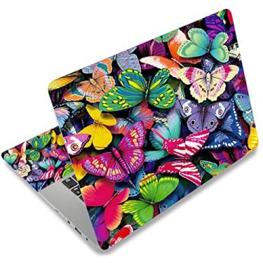 Imagem de Pretty Butterflies Fashion Netbook Laptop Skin Adesivo reutilizável capa protetora para Chromebook Skin YNEK-131 de 11,6 a 15,6 polegadas