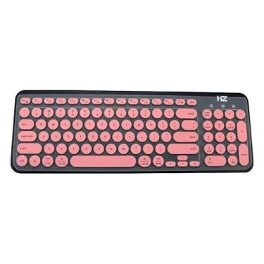 Imagem de Capa protetora de silicone para teclado de laptop compatível com Logitech K780 teclado sem fio multidispositivos K 780 15,6 (rosa)