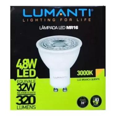 Imagem de Lâmpada Dicróica Led GU10 4,8W 3000K 36 Graus MR16-Lumanti