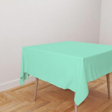 Imagem de Toalha De Mesa Quadrada 4 Lugares Tecido Oxford Lisas - 140x140cm - Co