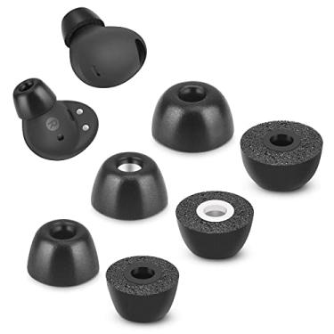 Imagem de Tang Town Pontas de Espuma de Memória para Samsung Galaxy Buds 2 Pro, Sem Dor Nas Pontas de Silicone, Pontas de Ouvido de Substituição Antiderrapantes, Cabem No Estojo de Carregamento, Fones de Ouvido