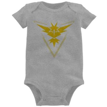 Imagem de Body Bebê Team Instinct - Foca na Moda, Cinza, M