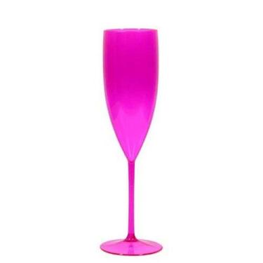 Imagem de Taça Champanhe Acrílico Pink - 01 Unidade - Rizzo Festas - Mar Plástic
