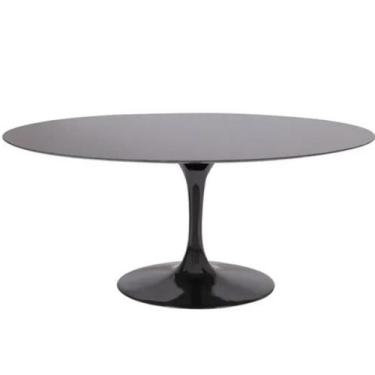 Imagem de Mesa De Jantar Tulipa Saarinen Oval 160x90 cm Mármore São Gabriel - Ee