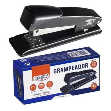 Imagem de Grampeador 11,5cm Para Até 20 Folhas GP1000 - Brw