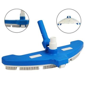 Imagem de Aspirador Com 3 Rodas Escova Acessório Limpeza Para Piscina - 0232 Net