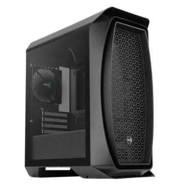 Imagem de Gabinete Gamer Aerocool Aero One Mini Preto Lateral Vidro