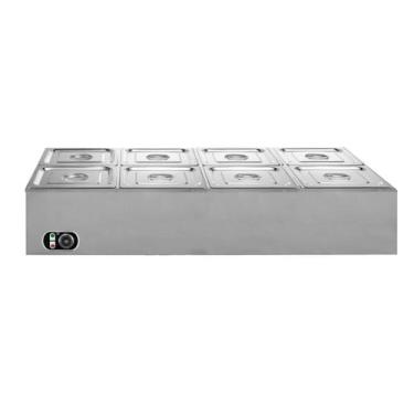 Imagem de Réchaud térmico elétrico 8 cubas buffet banho maria ZPBF08E - ZEPPER