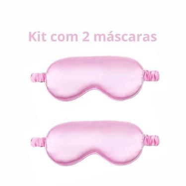 Imagem de Kit com 2 Máscaras de dormir com enchimento de camada dupla e tira elá