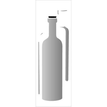 Imagem de Stencil Simples Garrafa 1790 10x30 Opa