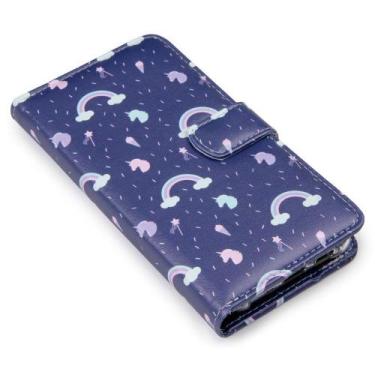 Imagem de Capa carteira estampada unicornio cloud e182 para moto one xt1941 - CE