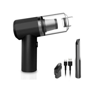 Imagem de Mini Aspirador De Po Portatil Remove Pó Sem Fio Com Bateria 120w Carro