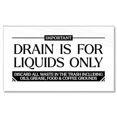 Imagem de Placa de drenagem de acrílico apenas líquidos, placa de regras de cozinha premium, sem graxa, óleos alimentares ou líquidos espessos, placa de drenagem de pia de cozinha, Airbnb Essentials para