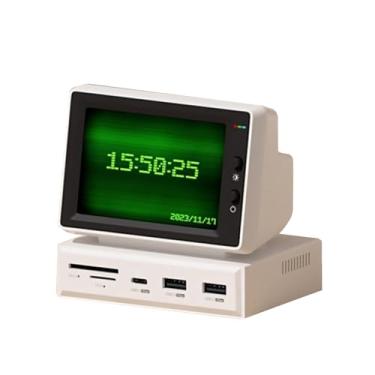 Imagem de Mini host de computador com porta USB-C USB 3.0 leitor de cartão SD/TF 3.0, tela secundária para laptop e PC
