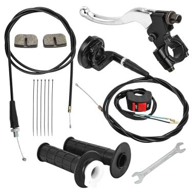 Imagem de BlueStars Kit de montagem do acelerador de mini bicicleta para guidão de 22 mm de 22 mm Coleman CT100U CC100X Baja Doodlebug DB30 Motovox MBX10 MBX11 Monster Moto MMB80 MMB105 Predator 79cc 97cc 100cc