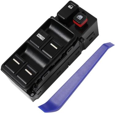 Imagem de Woodzdon Interruptor de janela Master Power Window Side 35750-SDA-H12 para Honda Accord Sedan 4 portas 2003 2004 2005 2006 2007 botão de controle de janela dianteira esquerda 23 pinos substituição