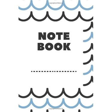 Imagem de Notebook - Wave Sketchbook journal unlined pages: journal unlined pages, Blank notebook Composition journals to Draw, Doodling and Write something (Size 6x9 in) - Cream Paper/Matte Cover