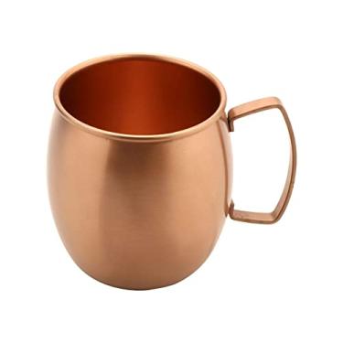 Imagem de Get CPRMUG-01 Canecas de cobre para Moscow Mule, 510 g, acabamento escovado