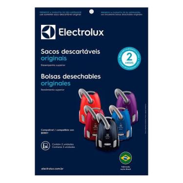Imagem de Kit 3 Sacos Descartáveis p/ Aspirador de Pó Berry Electrolux (SBEBE)