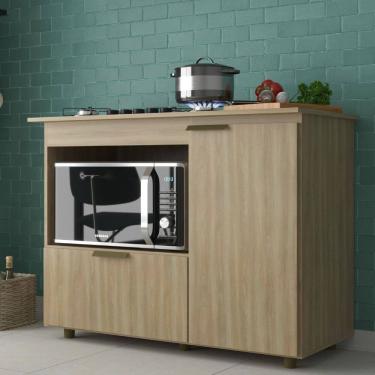 Imagem de Balcão para Cooktop 2 Portas 106cm Bigger J Carvalho