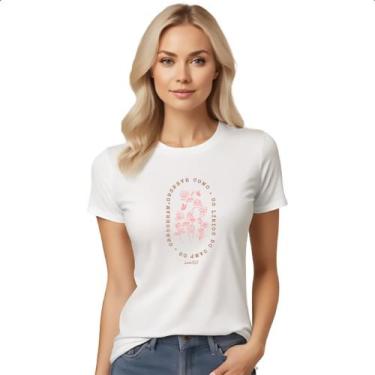 Imagem de Camiseta Baby Look Gospel Lucas 12.27 - Alearts, P